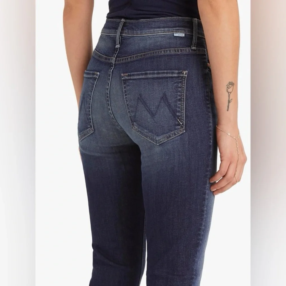MOTHER | Jeans | Mother The Mid Rise Dazzler Ankle On The Edge Blue ...